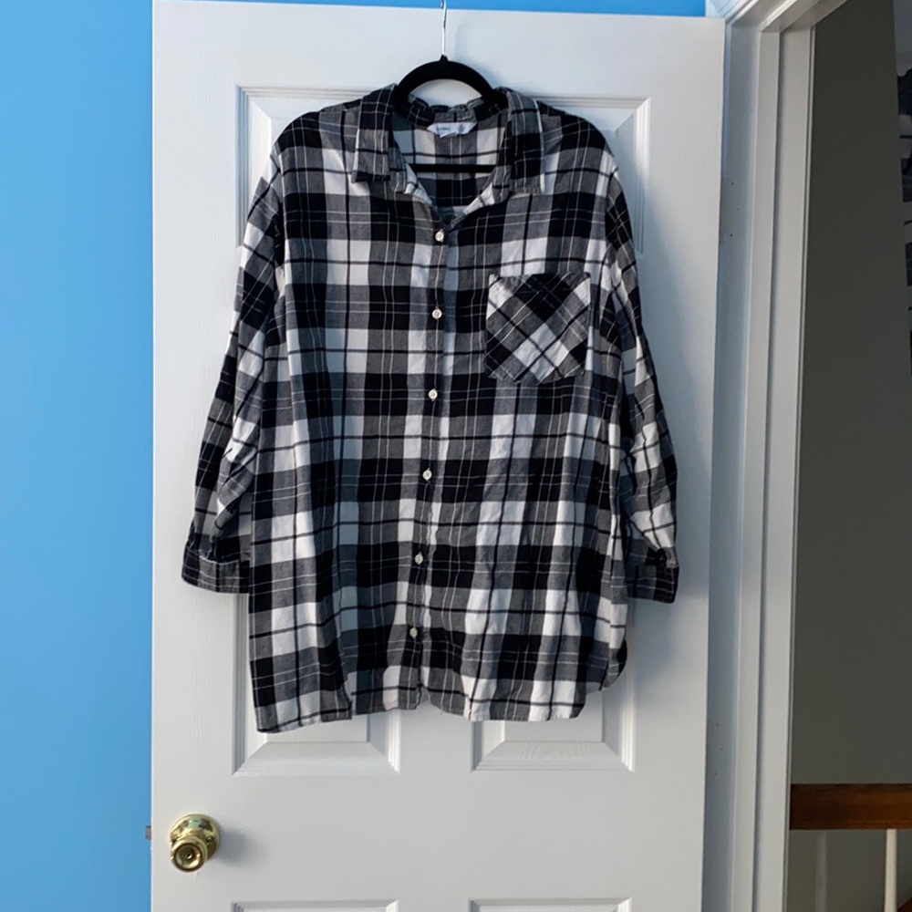Set of 3 4x Old Navy Plus Flannel Shirts